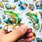 50PCS Watercolor Wildlife Animal Stickers – Waterproof Vinyl Aesthetic Forest & Safari Animal Stickers for Journals, Laptops, Scrapbooks & Crafts